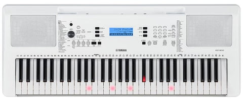 Yamaha EZ-300 61-Key Digital Keyboard with Lighted Keys (White)