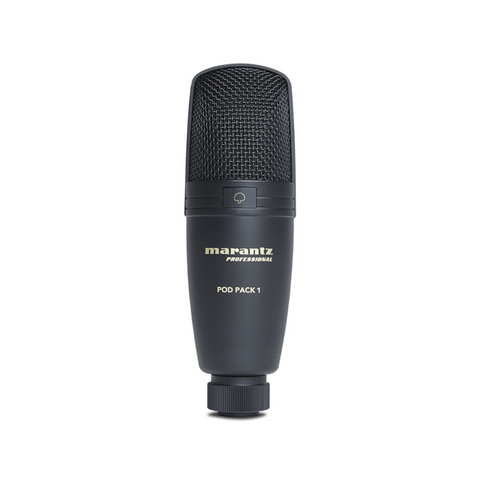 Marantz Pro Pod Pack 1 with USB condenser microphone and boom arm stand for broadcasting and distribution