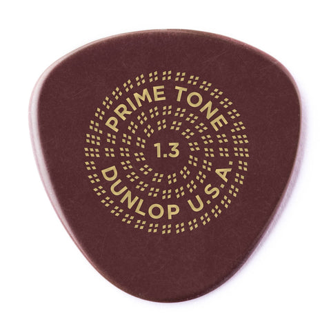 Jim Dunlop 513P13 Primetone 1.3mm Triangle Sculpted Plectra Guitar Picks, 3-Pack