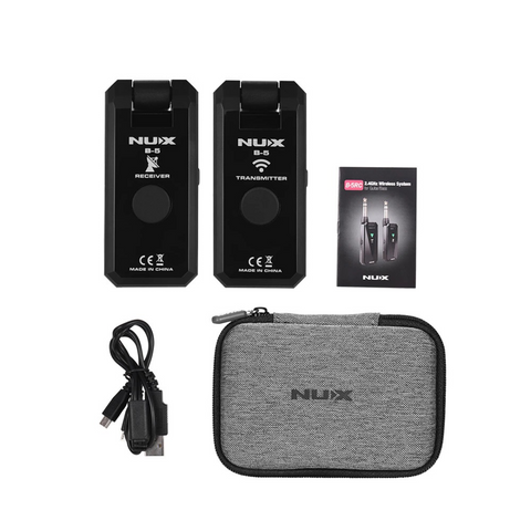 NUX B-5RC 2.4GHz Wireless System For All Types of Guitar (B5RC)