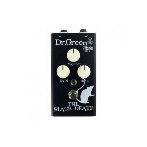 Hayden Dr Green DRG-BD Black Death Distortion/Overdrive Effects Pedal