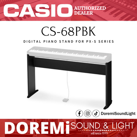 Casio CS-68PBK PX-S Series Digital Piano Stand For PX-S1000 And PX-S3000 (CS68PBK)