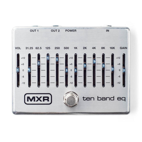 Jim Dunlop MXR M108S 10 Band Graphic Equalizer Guitar Effect Pedal