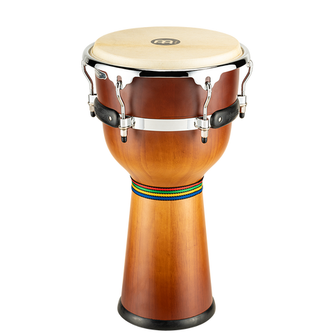 Meinl Percussion DJW3GAB-M 12" Floatune Series Wood Djembe, Gold Amber Sunburst