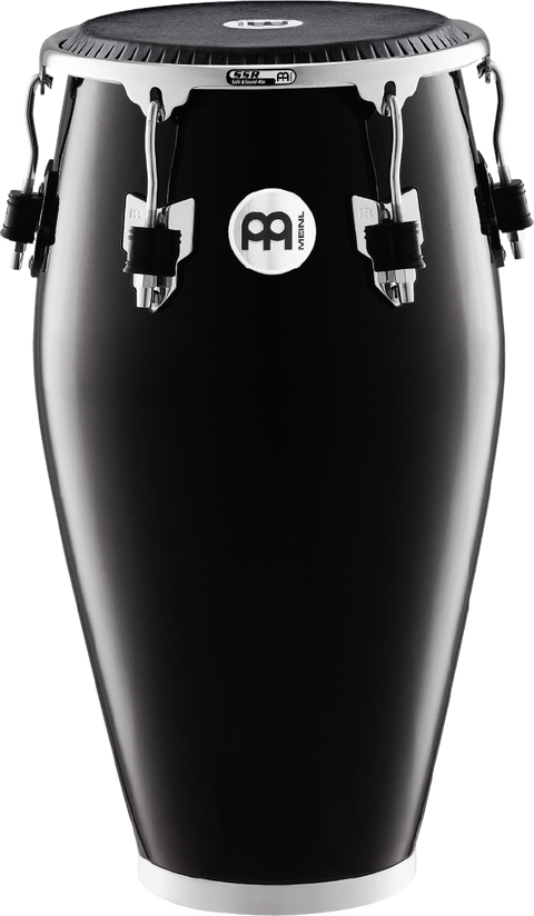 Meinl Percussion FCR1134BK 11 3/4 Conga Fibercraft Series Conga, Black, Calfskin Skyndeep Head