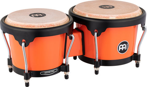 Meinl Percussion HB50EC 6 1/2" & 7 1/2" Molded ABS Bongo, Electric Coral