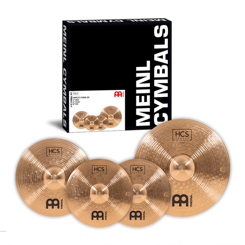 Meinl HCSB141620 14"H/16"C/20"R HCS Bronze Cymbal Set