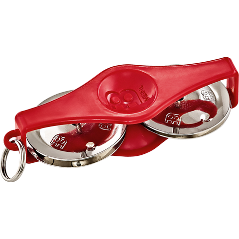 Meinl Percussion KRT-R Key Ring Tambourine, Red, Nickel plated steel jingles