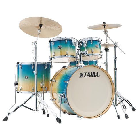 Tama CL52KRS-PCLP Superstar Classic 5-piece Drum Set with SM5W Hardware Kit - 22" Kick - Caribbean Lacebark Pine Fade