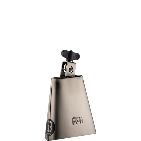 Meinl Percussion STB55 5 1/2" Steel Finish Cowbell, Cha Cha Cowbell, Hand brushed steel