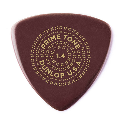 Jim Dunlop 513P14 Primetone 1.4mm Triangle Sculpted Plectra Guitar Picks, 3-Pack