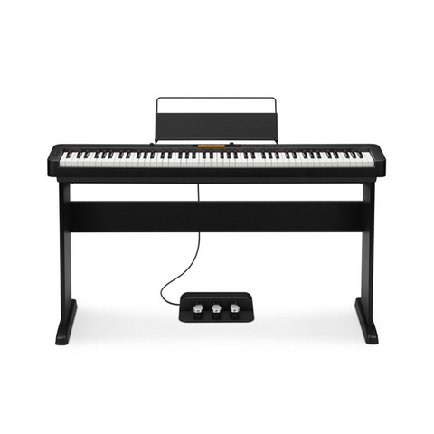 Casio CDP-S350 88 Key Digital Piano Bundle with Pedal, Wood Stand and Bench (CDPS350)