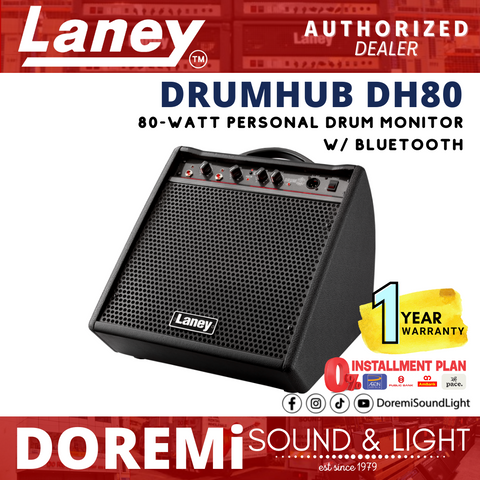 Laney Drumhub DH80 80-watt Personal Drum Monitor with Bluetooth (DH-80)