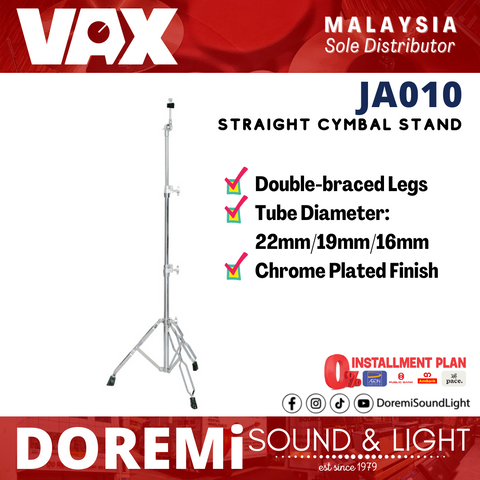 VAX JA010 Staight Cymbal Stand Drum Hardware Stand (JA-010)