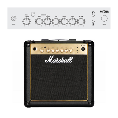 Marshall MG15GR 15-watt 1x8" Guitar Combo Amplifier with Reverb (MG15R)