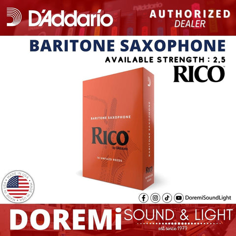 Rico by D'Addario Baritone Saxophone Reed, 1-Pc ( 2.5 )